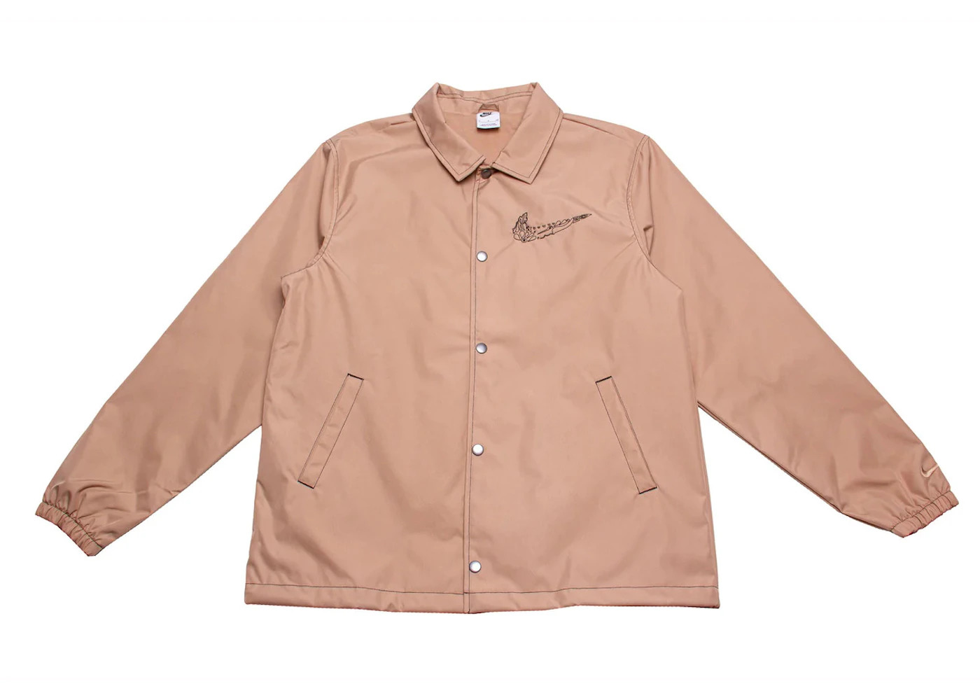 Nike Día De Muertos Coach Jacket Beige - 1