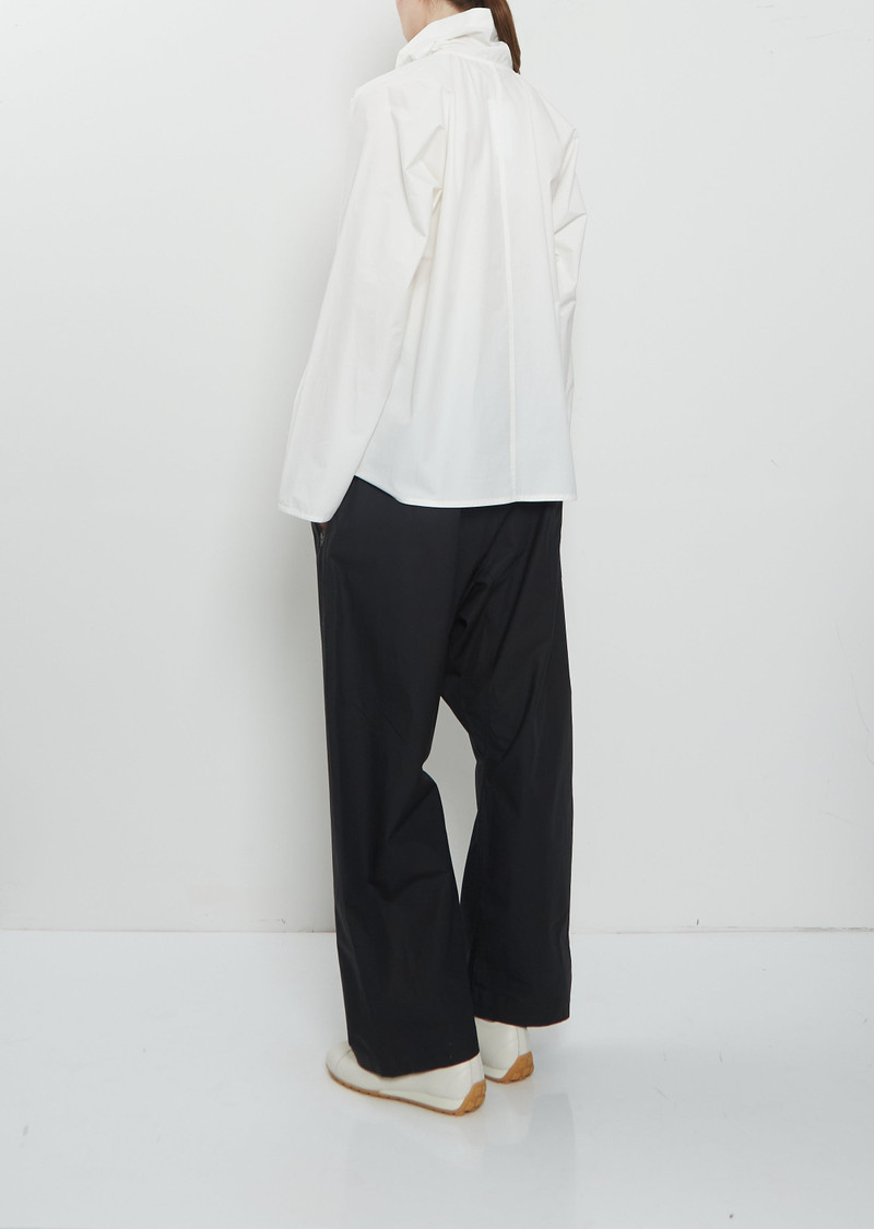 SOFIE D'HOORE Belor High-Neck Cotton Shirt outlook