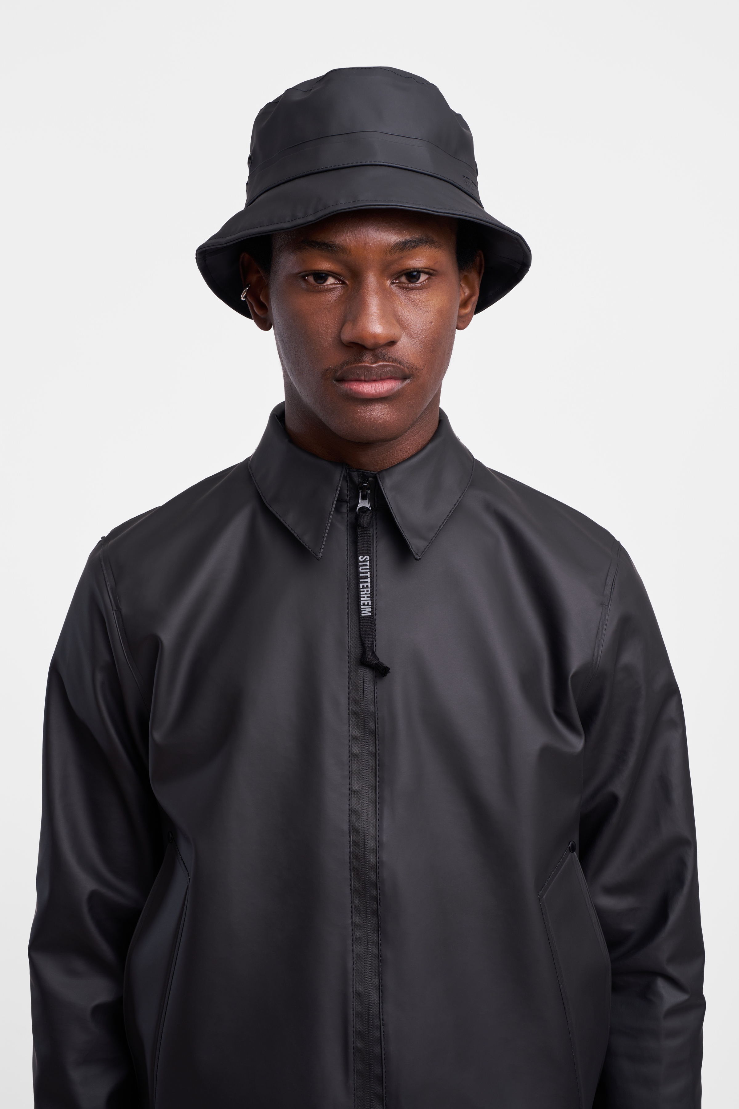 Notting Hill Lightweight Overshirt Black - 7