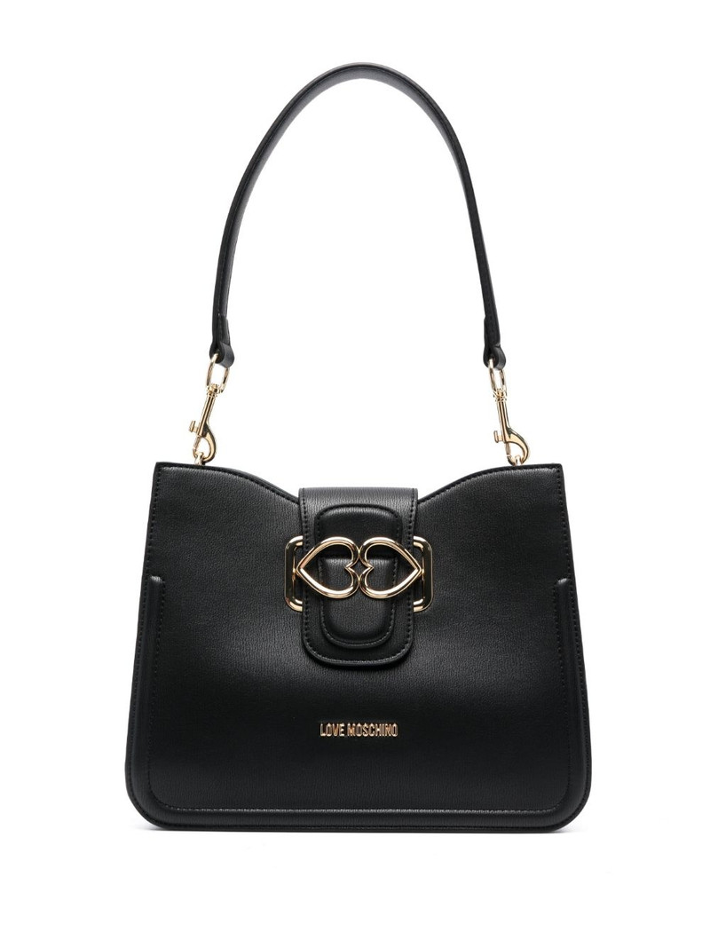 logo-plaque shoulder bag 1