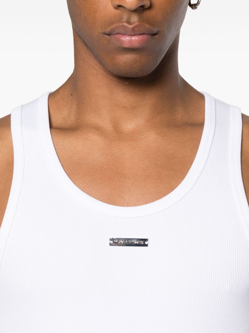 scoop-neck tank top - 4