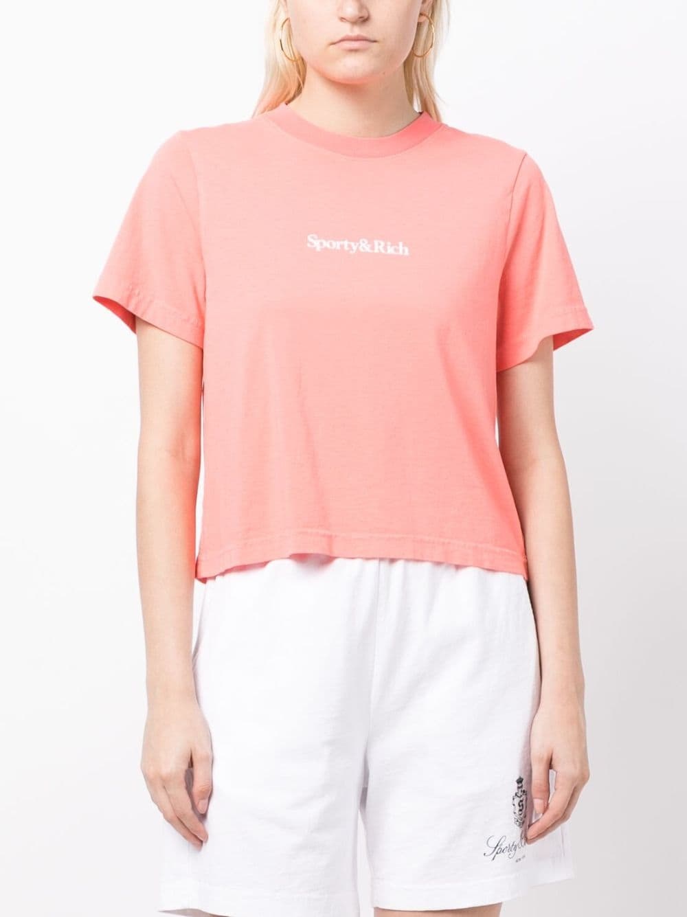 logo-print cotton T-shirt - 3