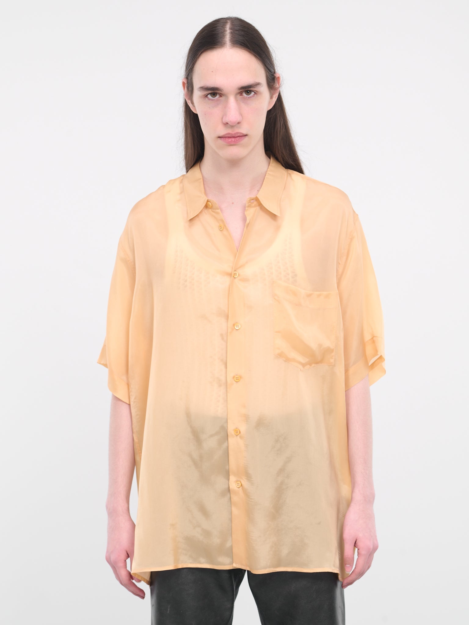 Cupro Short Sleeve Shirt - 1