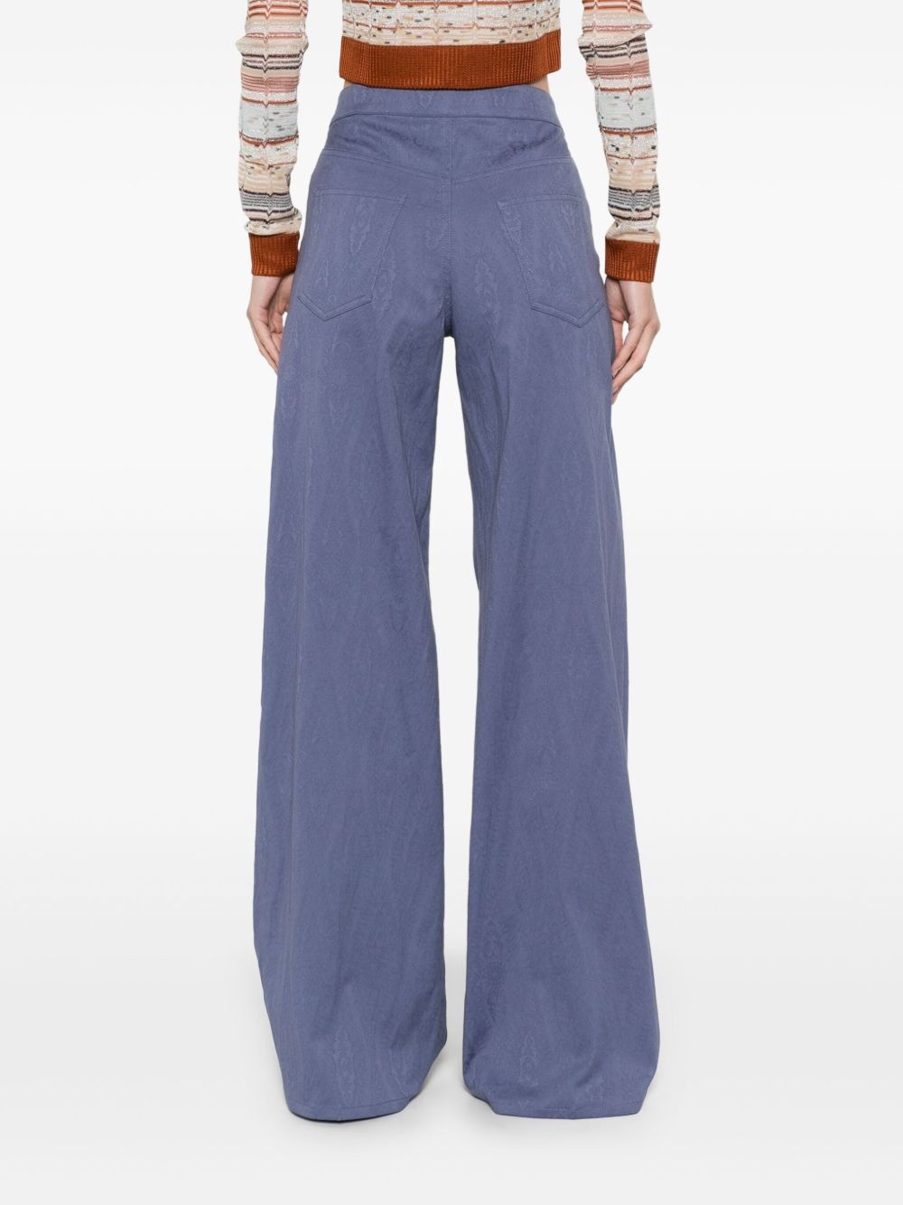 jacquard trousers - 4