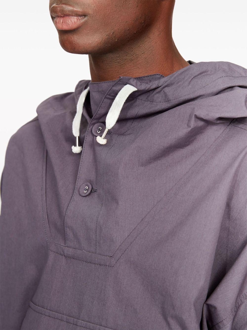 coated cotton hoodie - 7