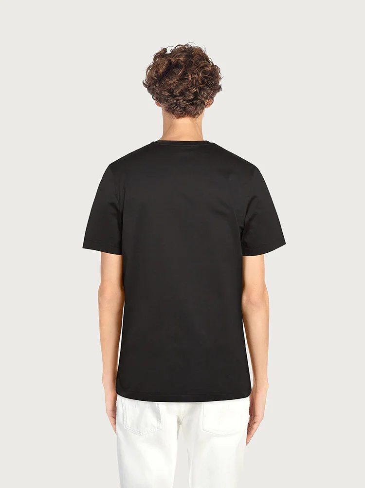 T-SHIRT WITH GANCINI - 4