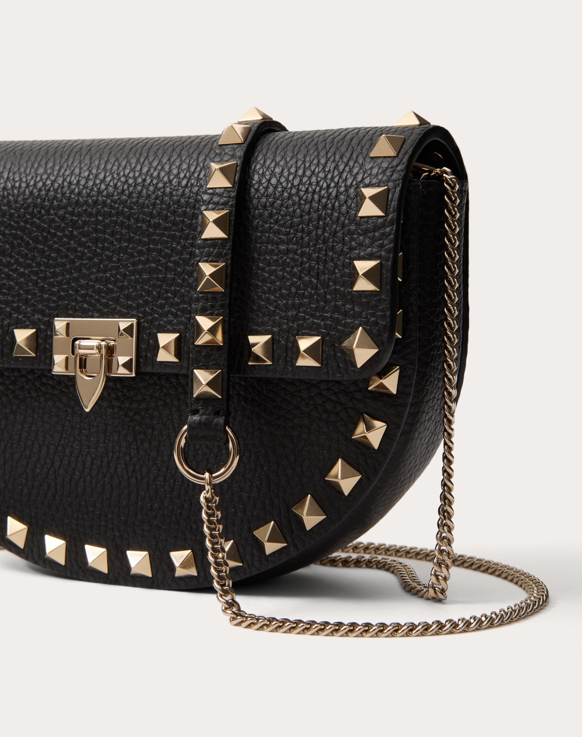 MINI ROCKSTUD CROSSBODY BAG IN GRAINY CALFSKIN - 8