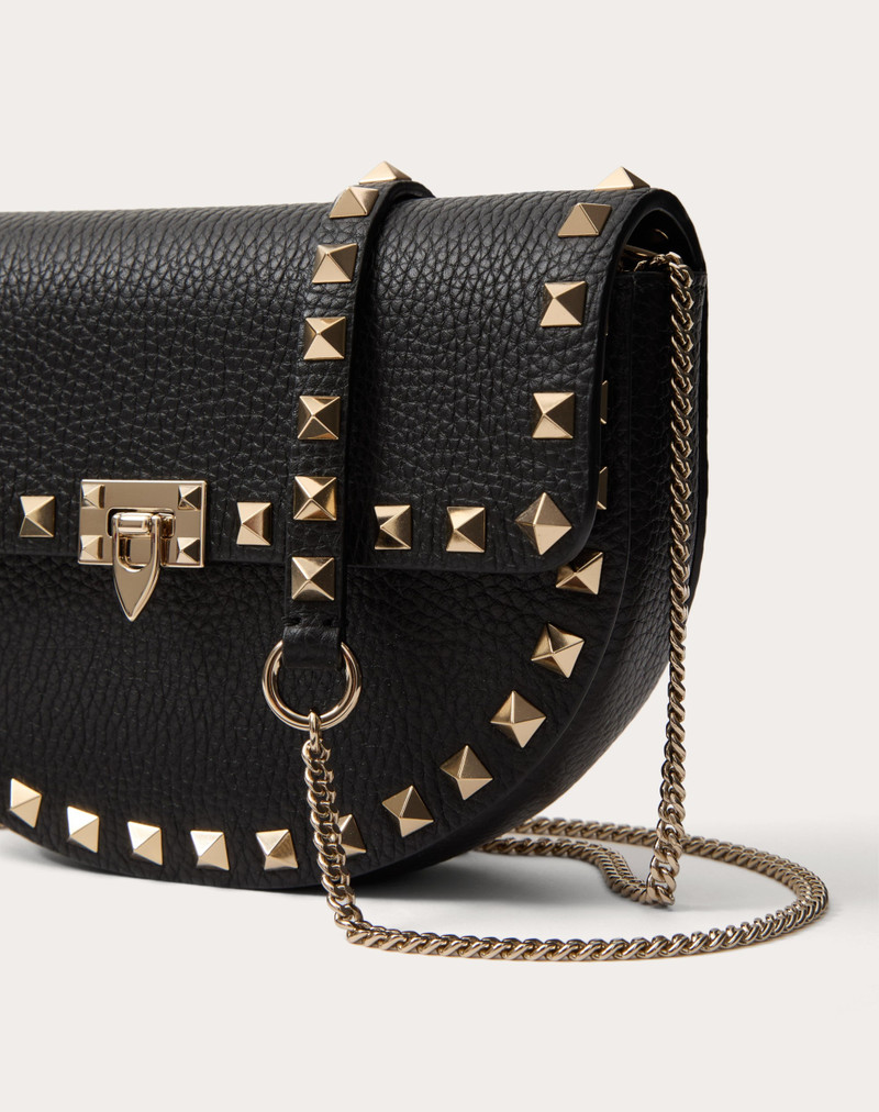 MINI ROCKSTUD CROSSBODY BAG IN GRAINY CALFSKIN 8