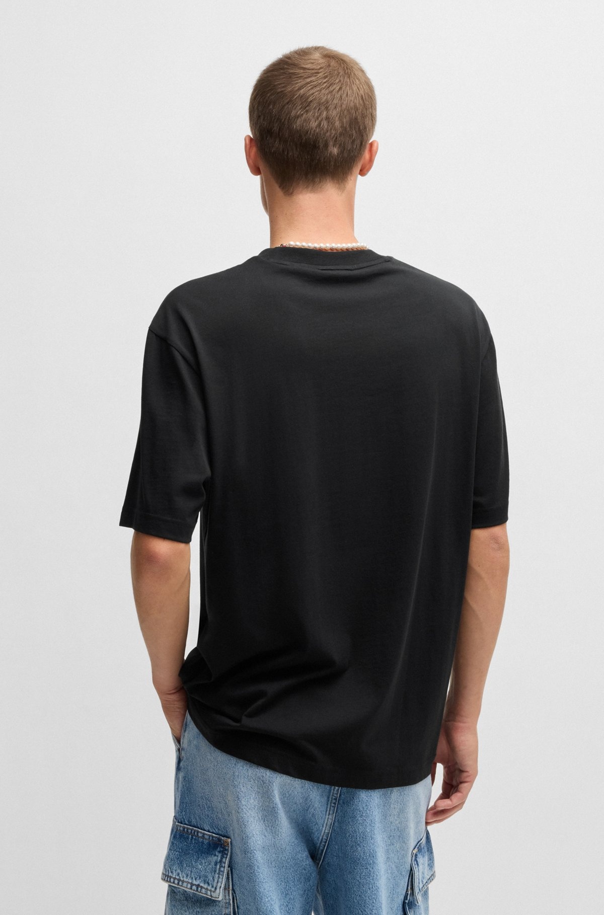 COTTON-JERSEY T-SHIRT WITH LOGO ARTWORK - 5