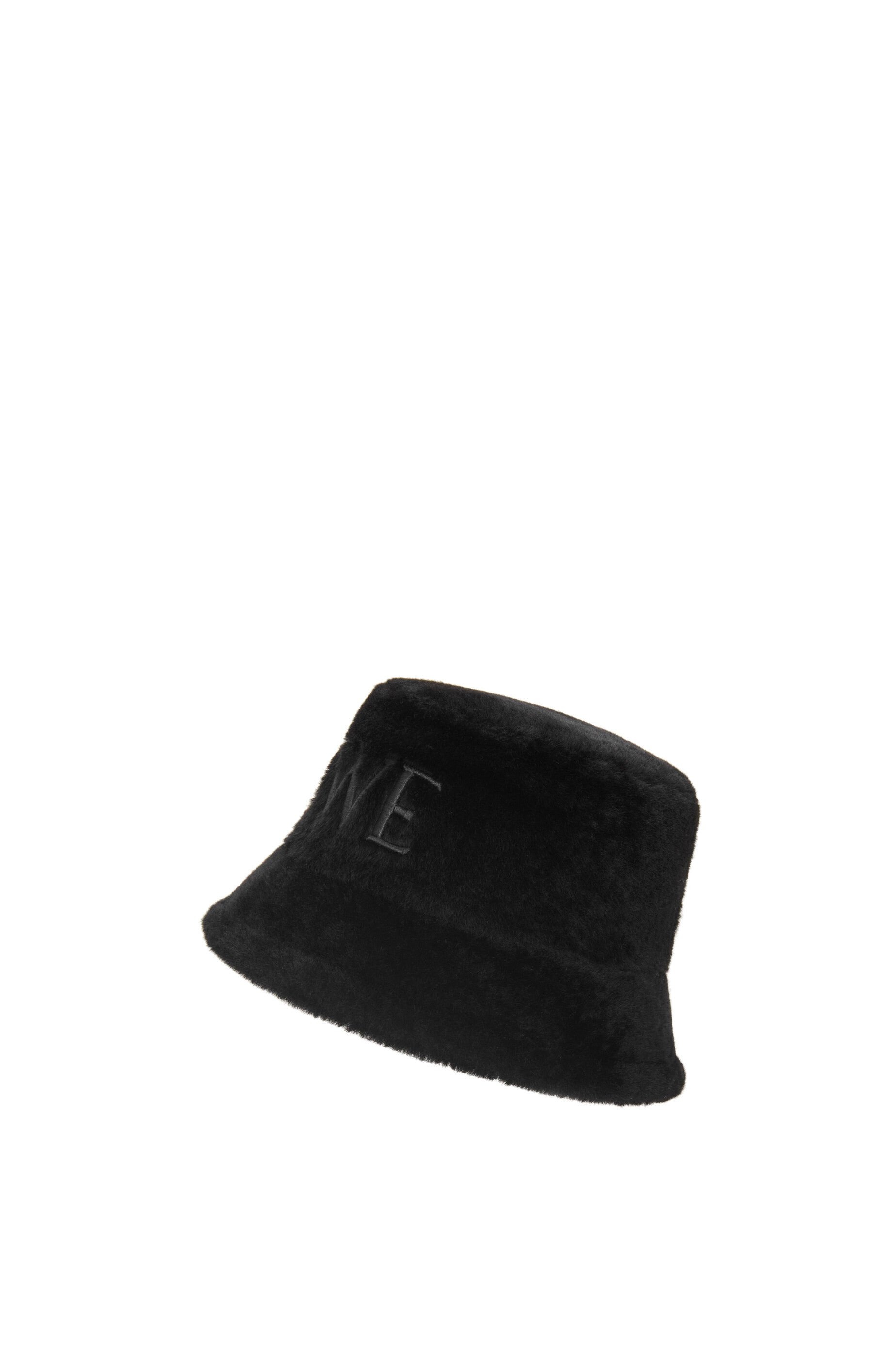 Loewe Loewe bucket hat in shearling | REVERSIBLE