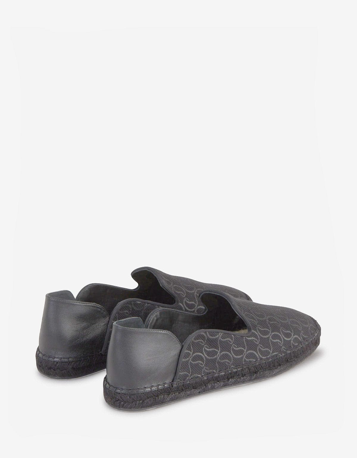 Christian Louboutin Espadon CL Jacquard Grey Espadrilles - 3