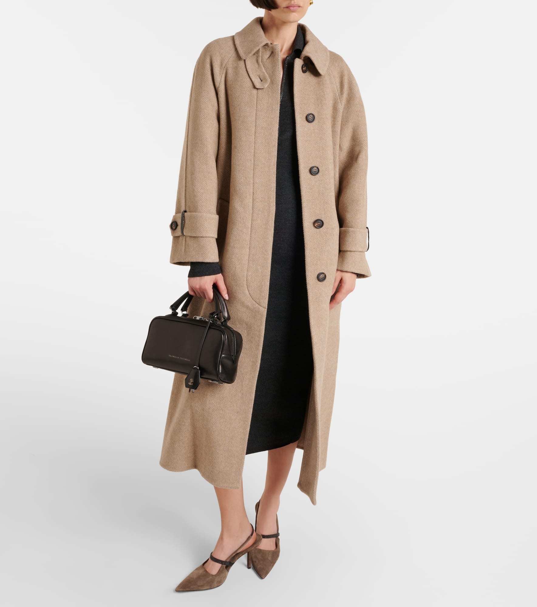 Wool and cashmere overcoat - 2