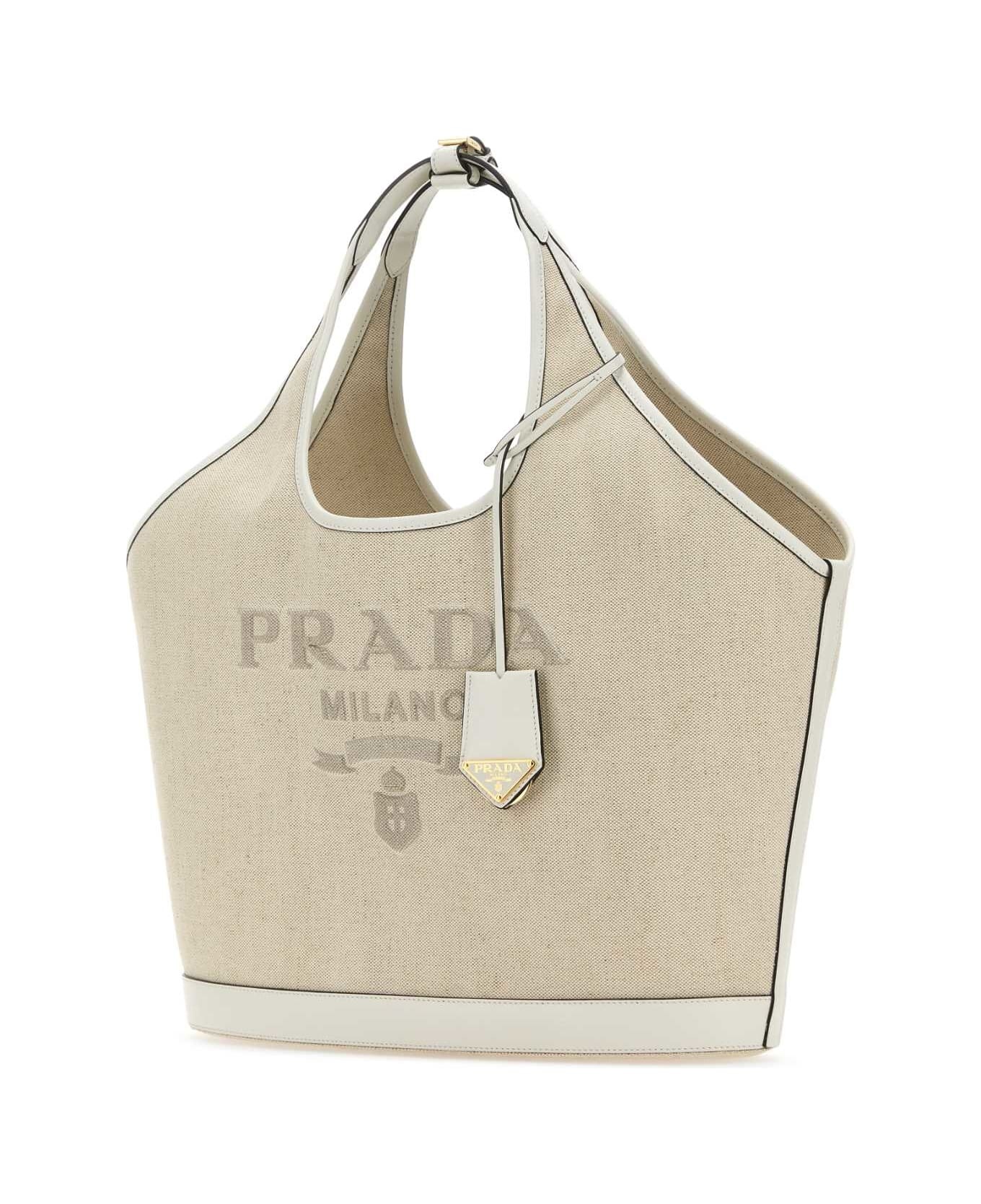 Sand Canvas Shopping Bag - 2