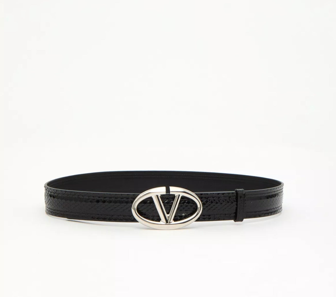 Valentino Vlogo leather belt - 2
