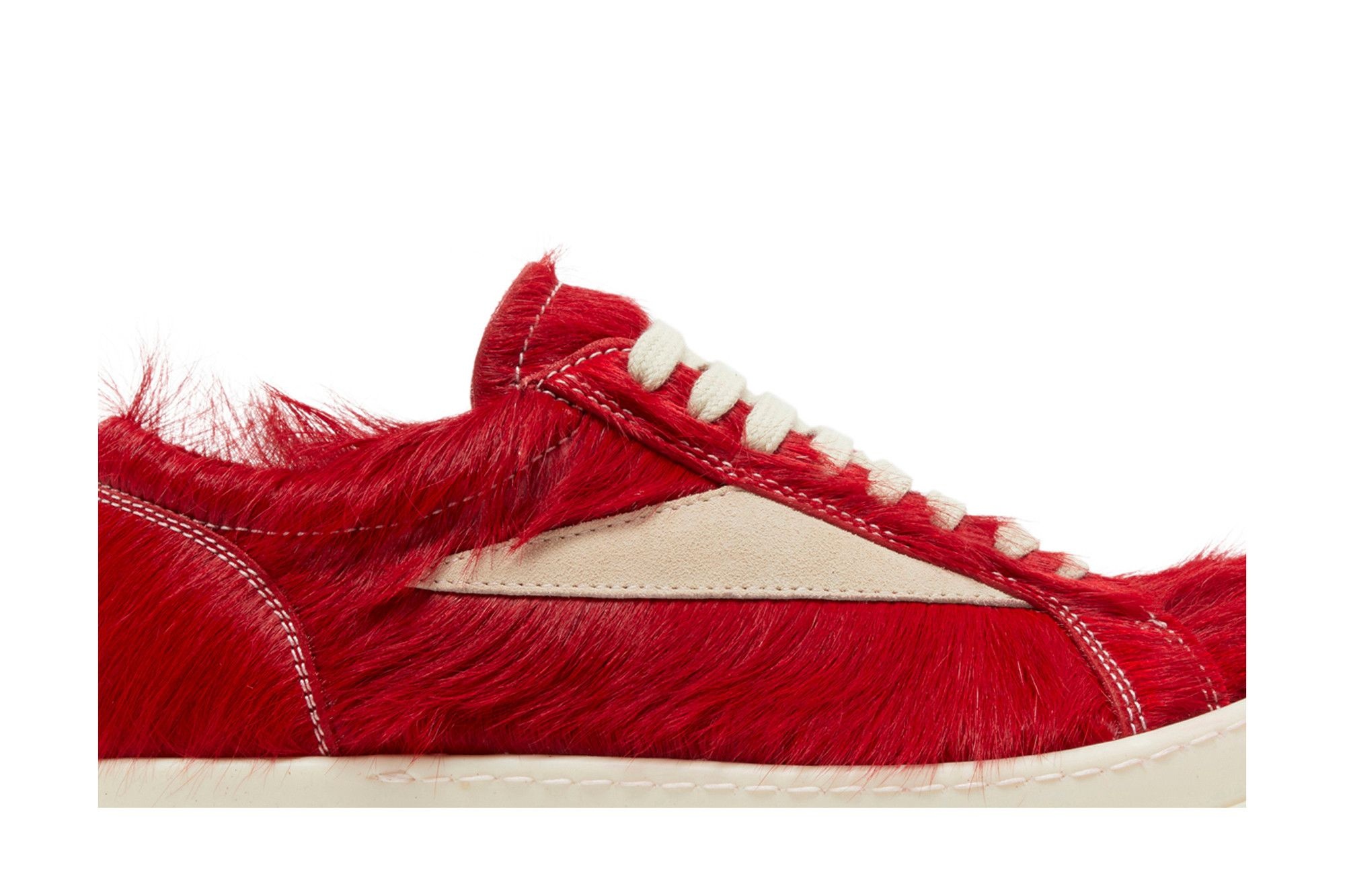 Rick Owens Wmns Pelliccia Vintage Low 'Cardinal Red' - 2