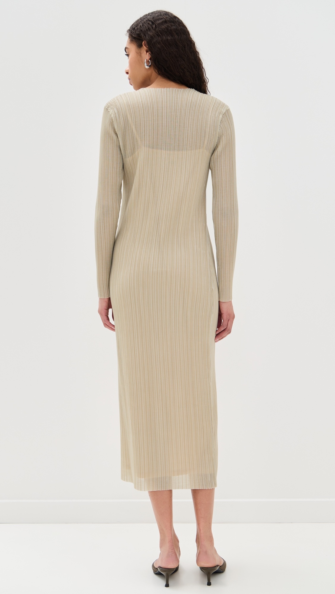 Crew Neck Dress - 2