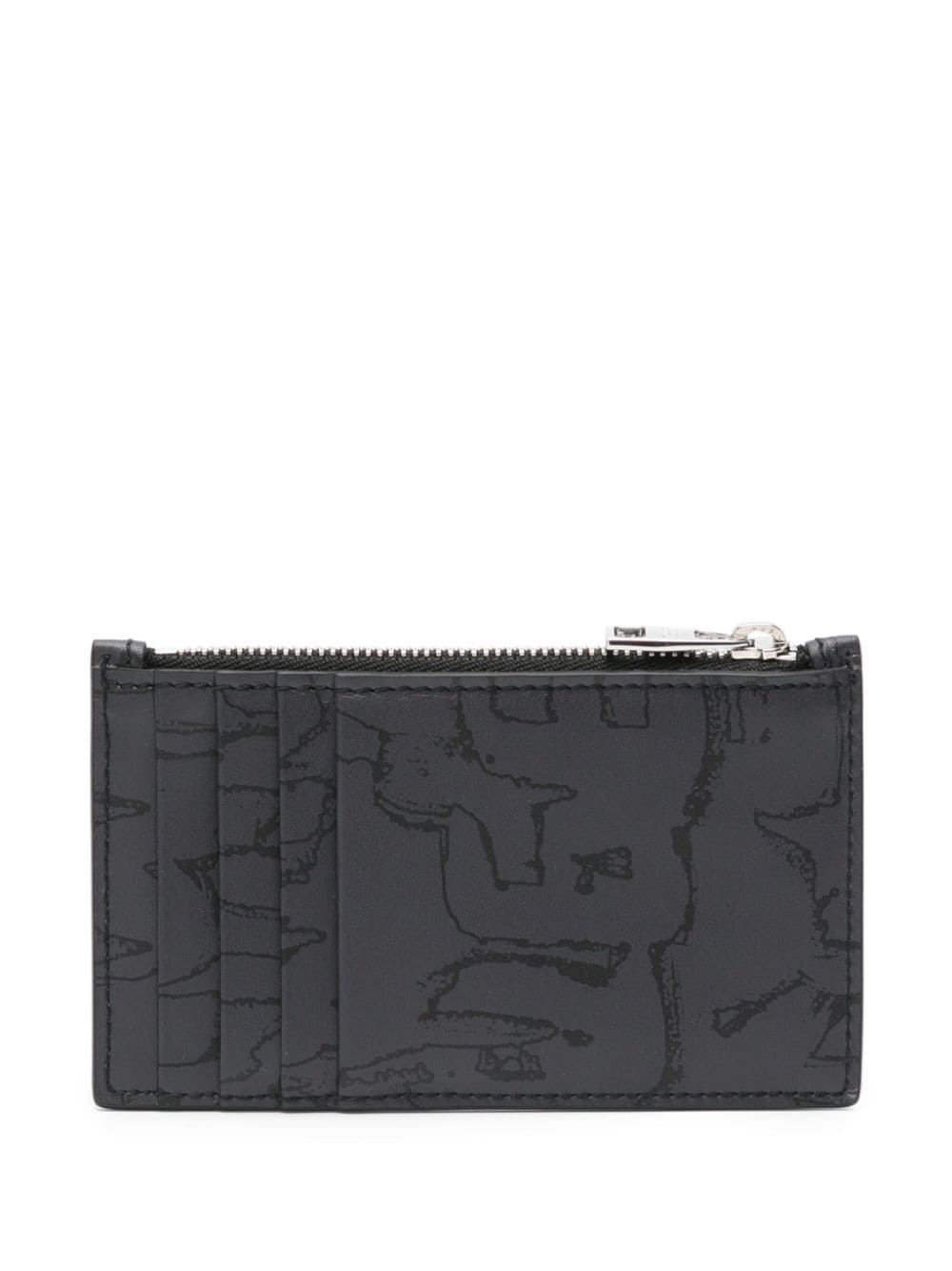 graphic-print zipped wallet - 2