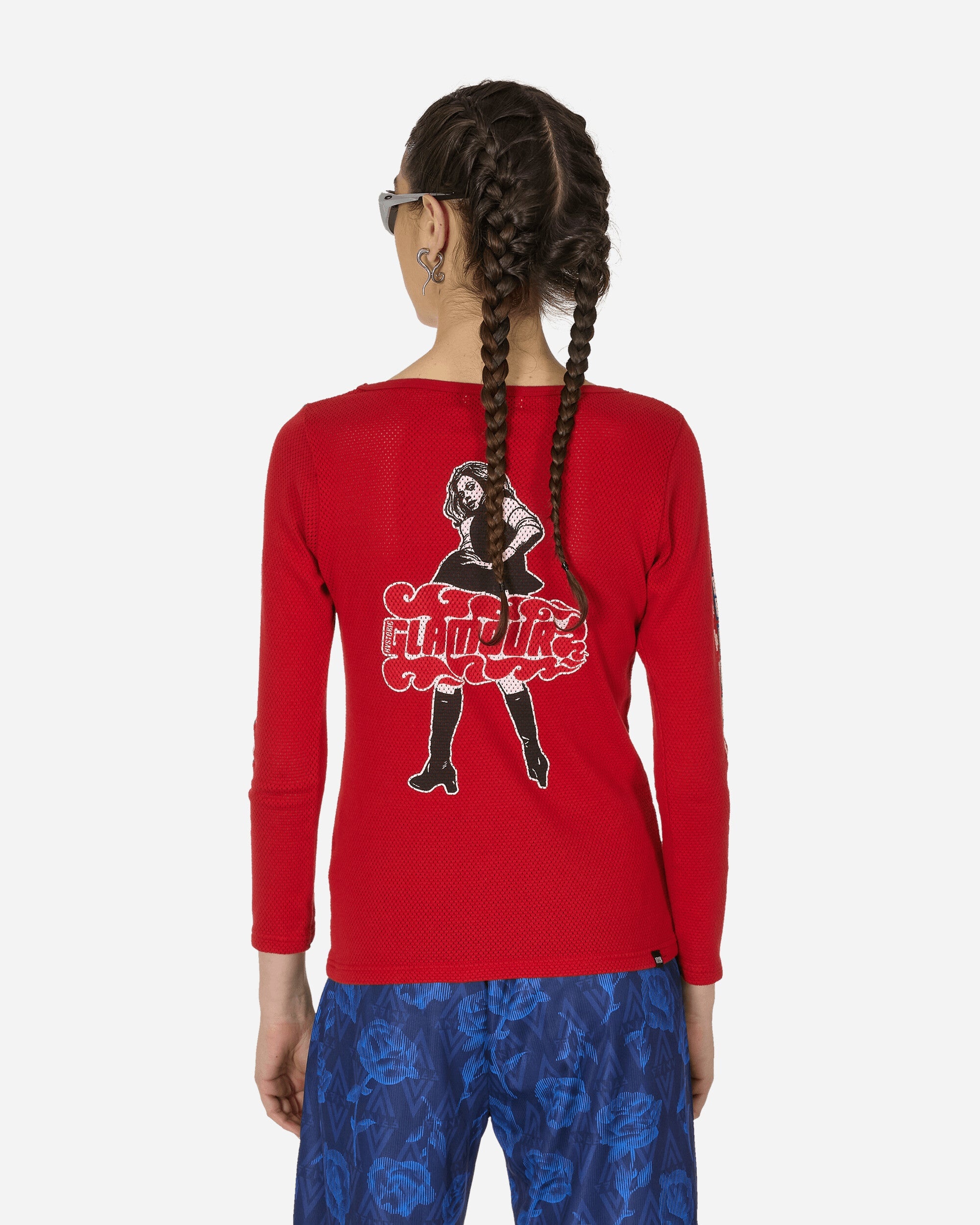 Vixen Girl Longsleeve T-Shirt Red - 3