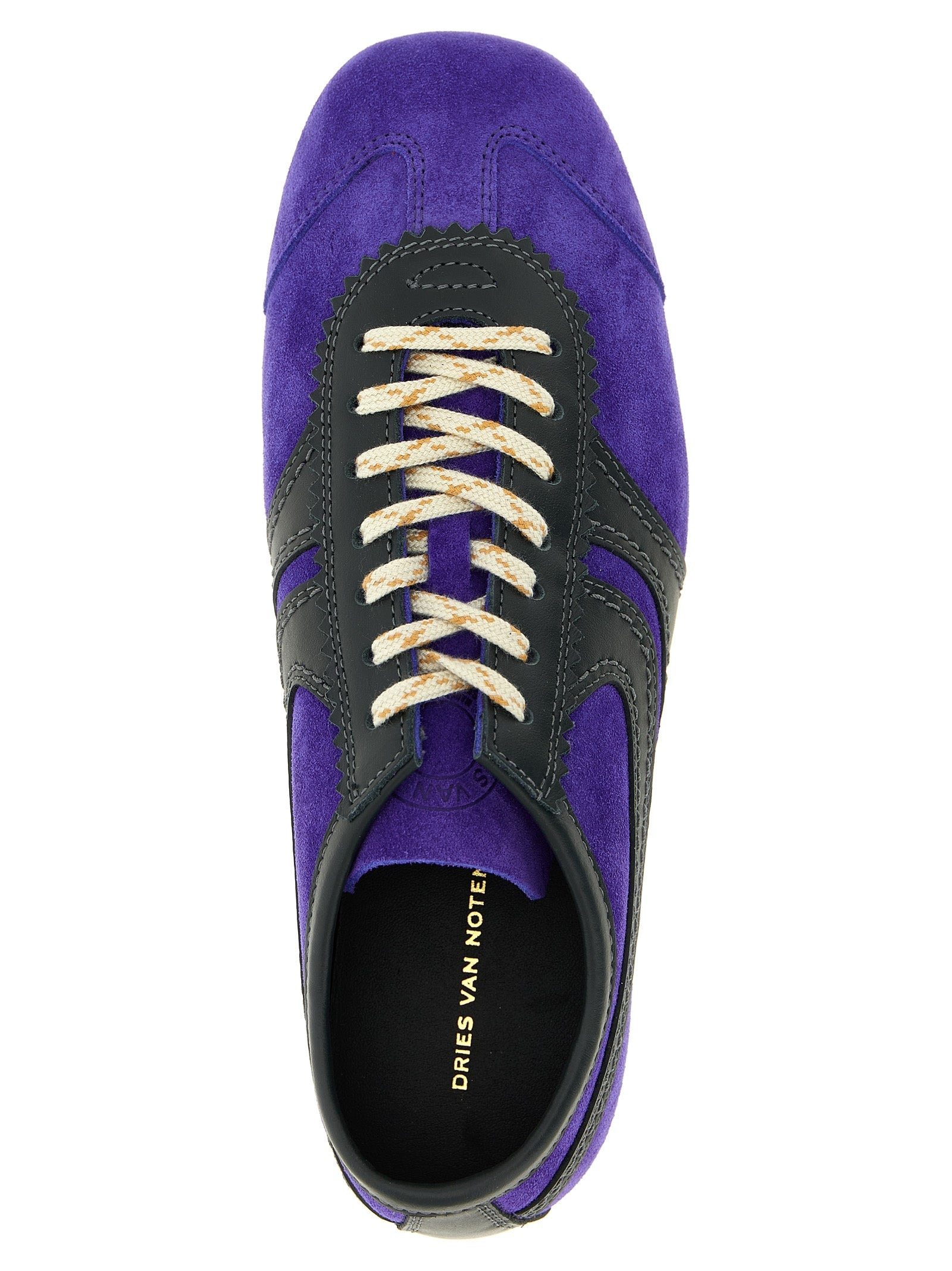 Dries Van Noten Women Suede Sneakers - 4