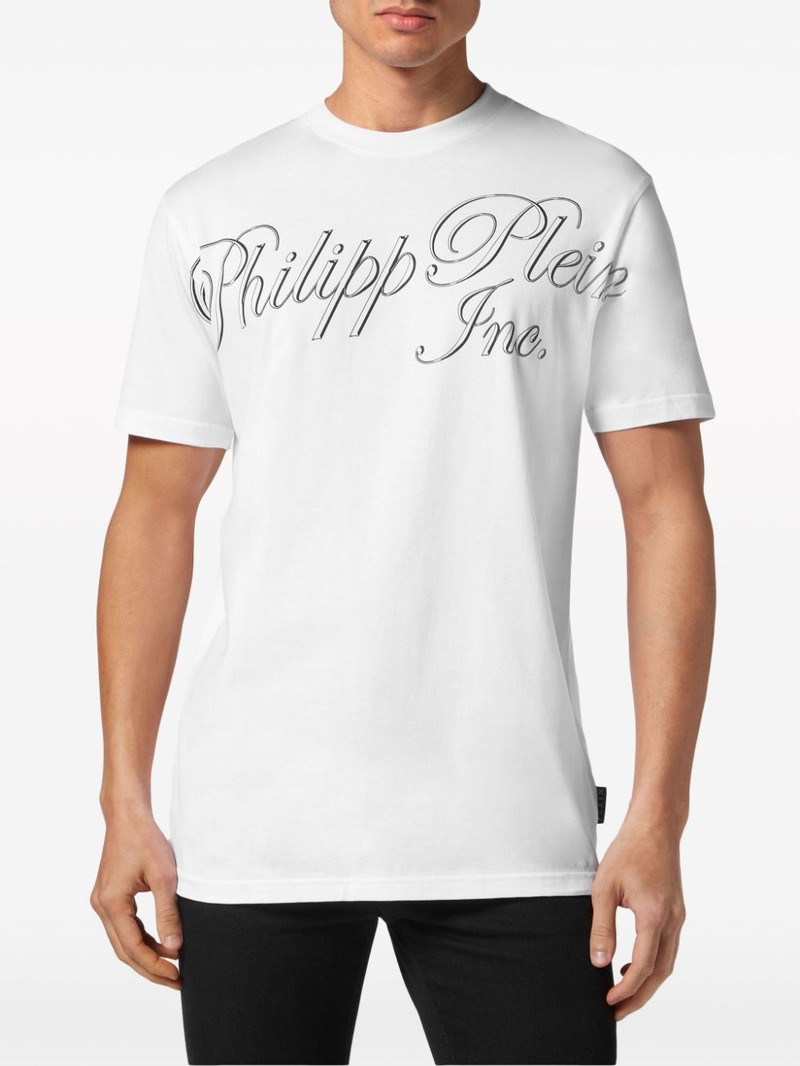 PHILIPP PLEIN logo-print cotton T-shirt outlook