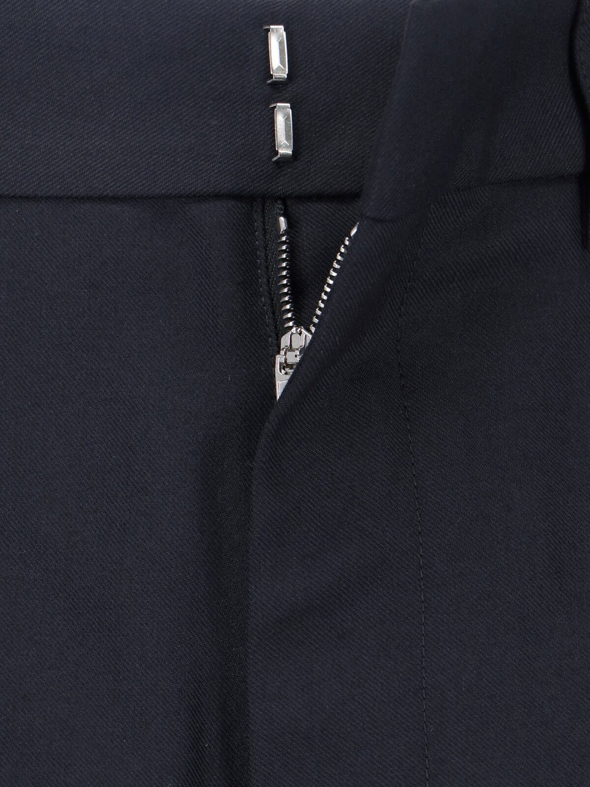 WOOL TWILL PANTS - 5