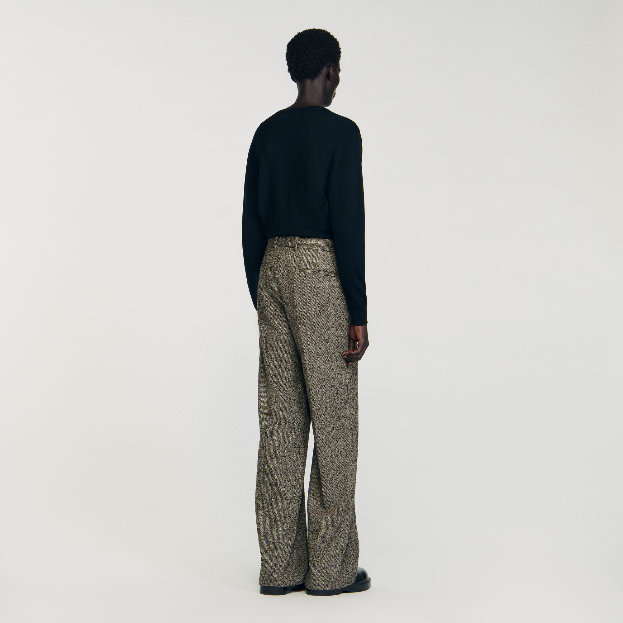 WIDE-LEG SUIT TROUSERS - 5