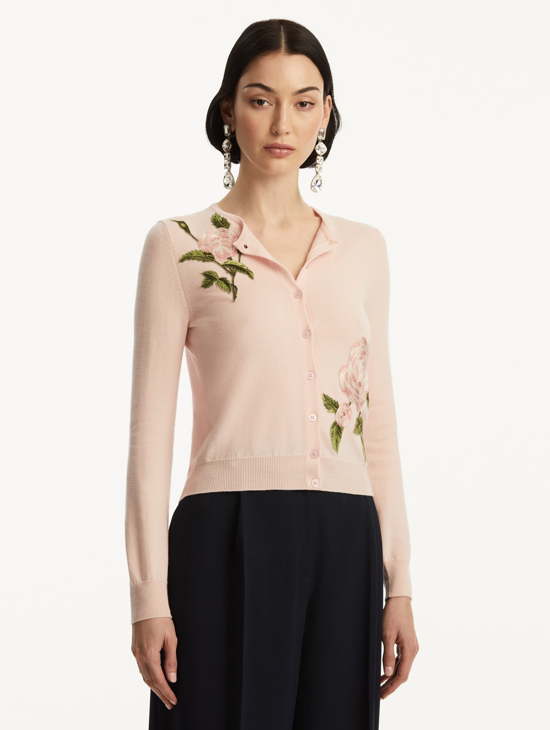 ENGLISH ROSE THREADWORK CARDIGAN - 5
