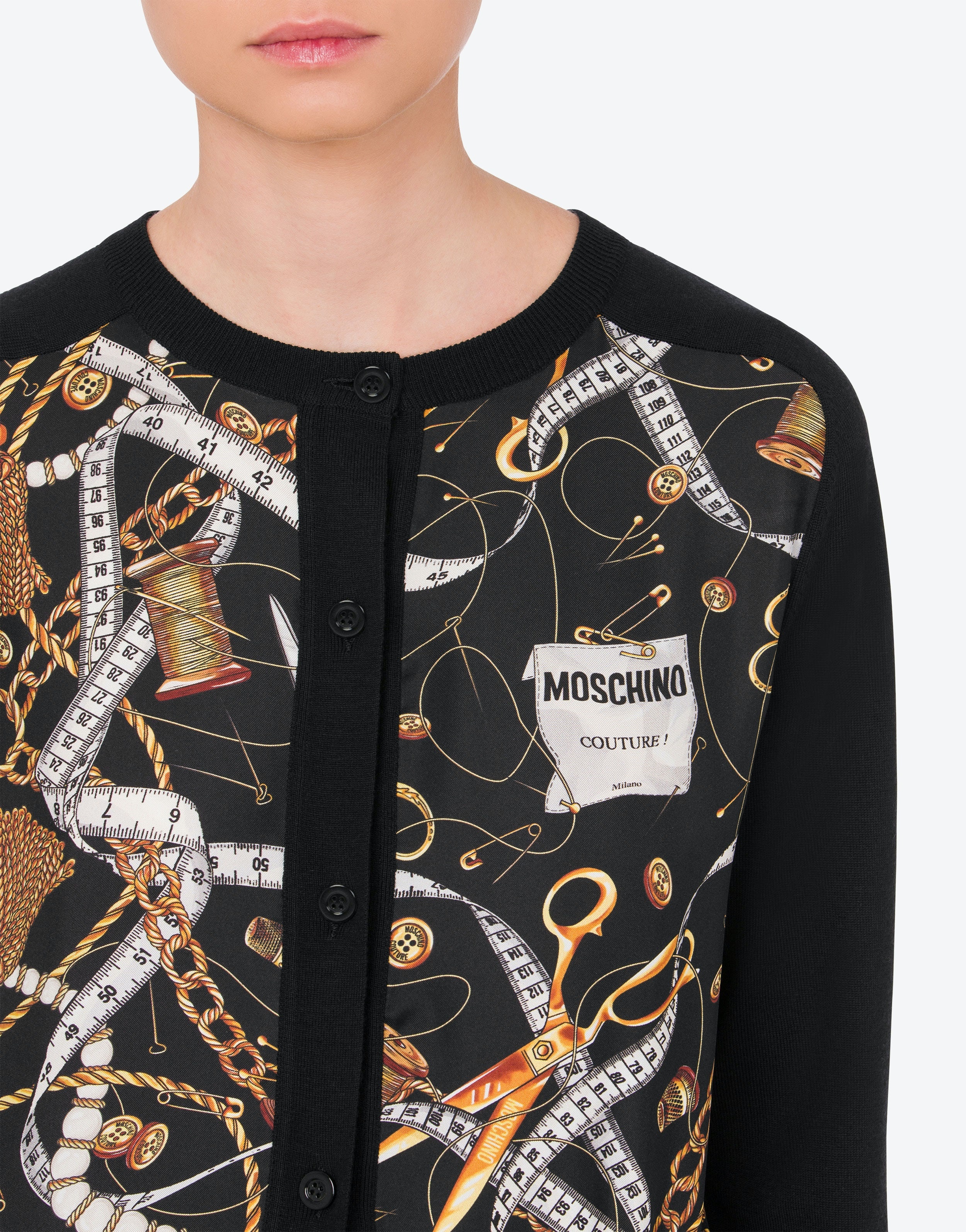 ALLOVER SARTORIAL WOOL CARDIGAN - 4