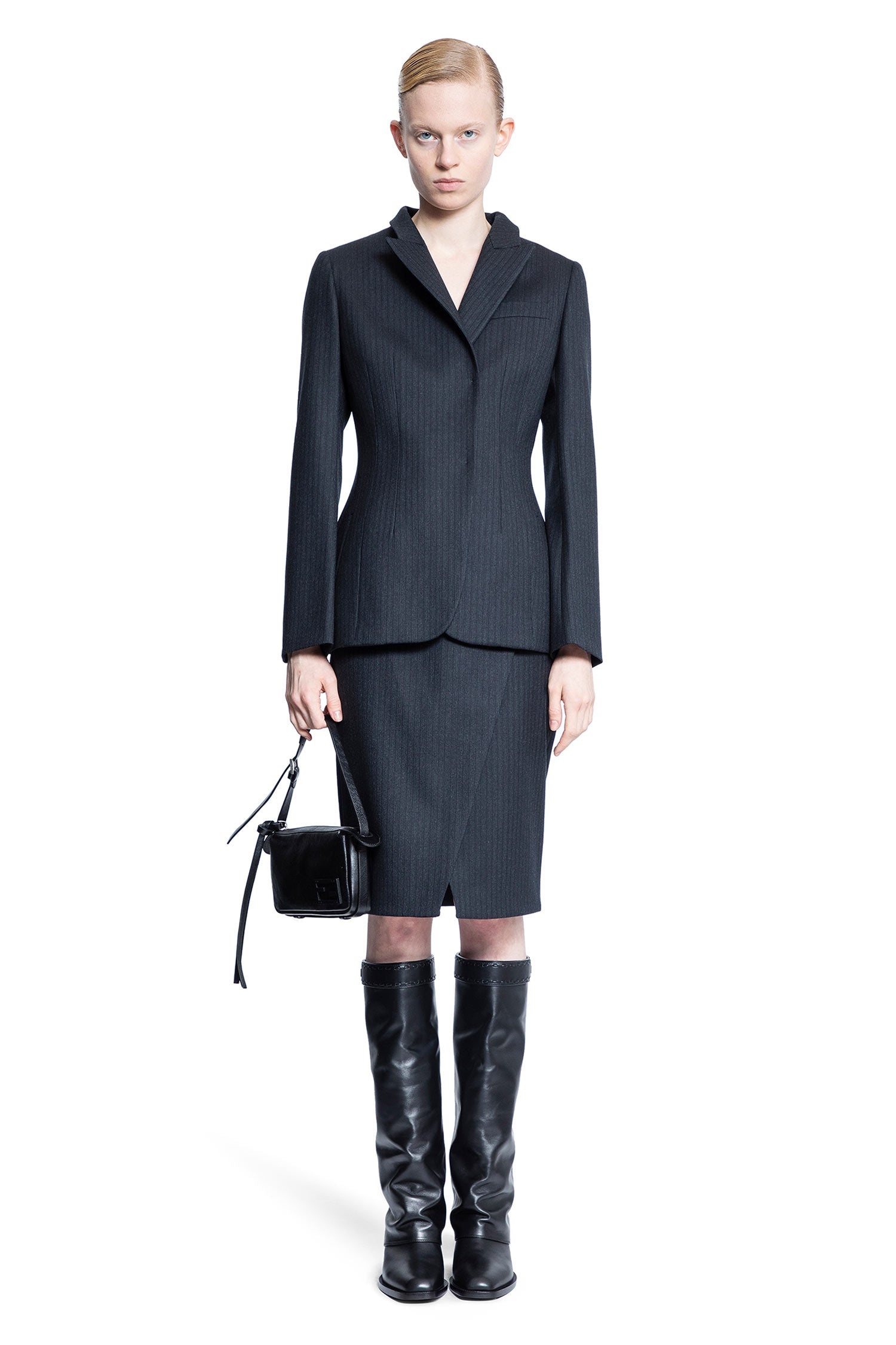 【送料&関税込】Fendi Pinstriped Wool Skirt FENDI Pinstriped-Wool-Skirt | antonioli | REVERSIBLE