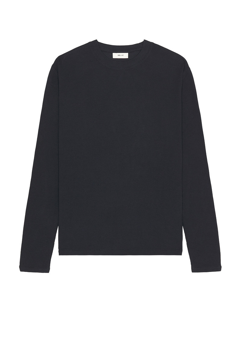 NN07 Clive Waffle Knit Tee 3323 outlook