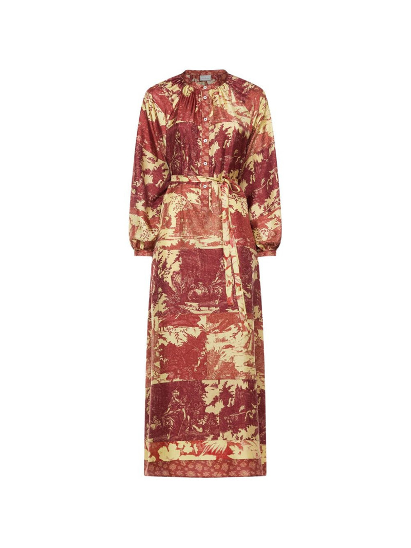 Aloe pastoral-print maxi dress 1