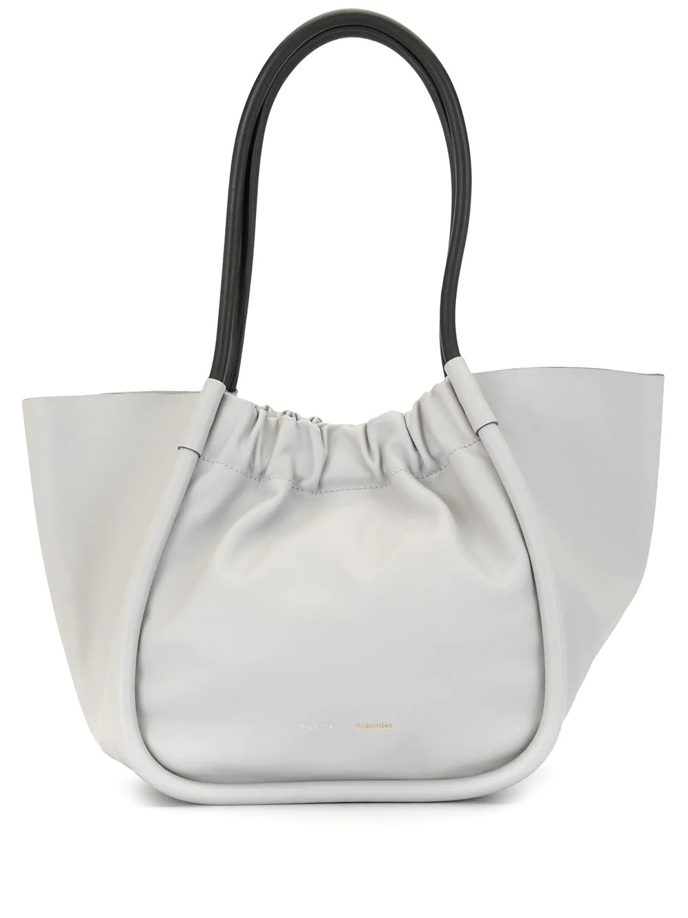 L Ruched tote bag - 1