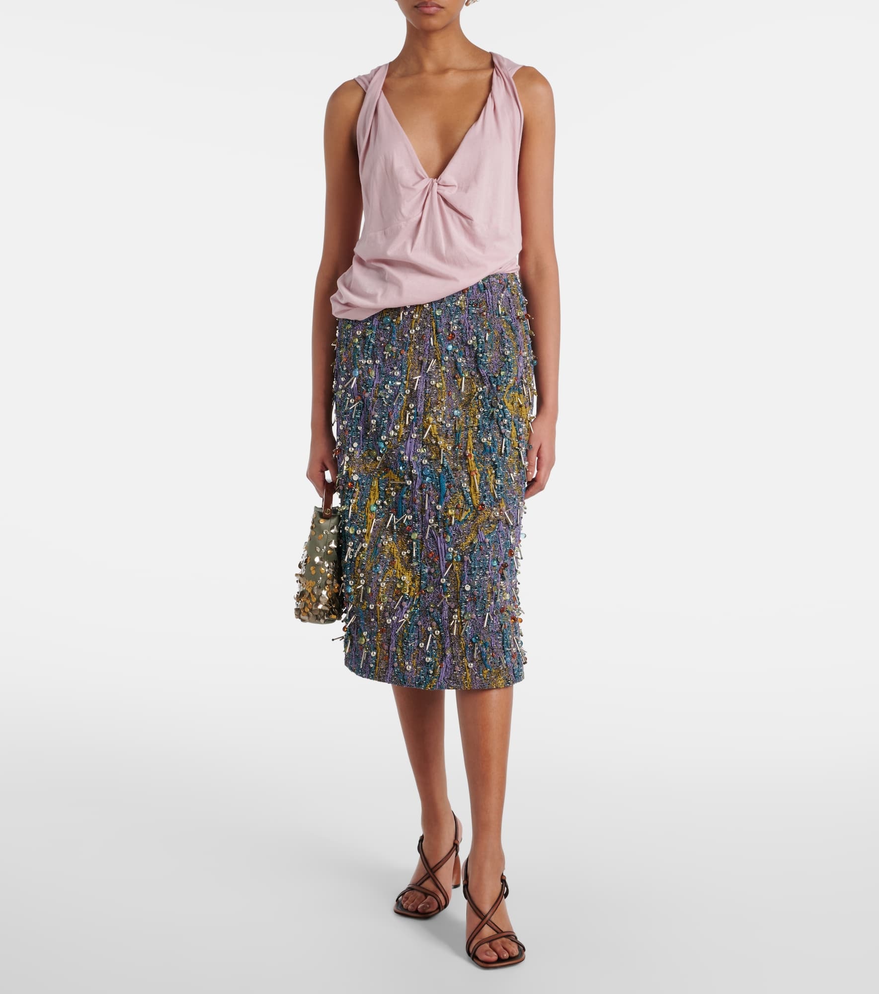 Gathered cotton top - 2