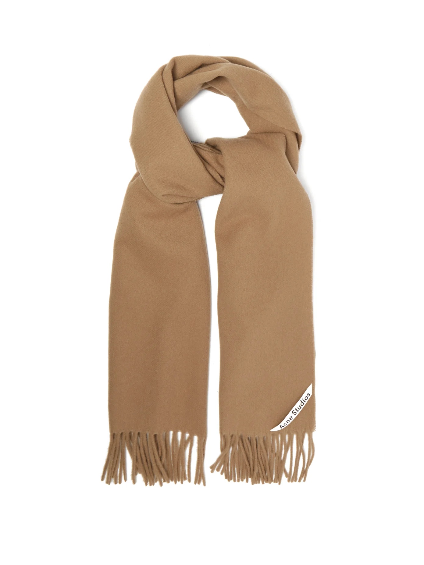 Canada fringed wool scarf - 1