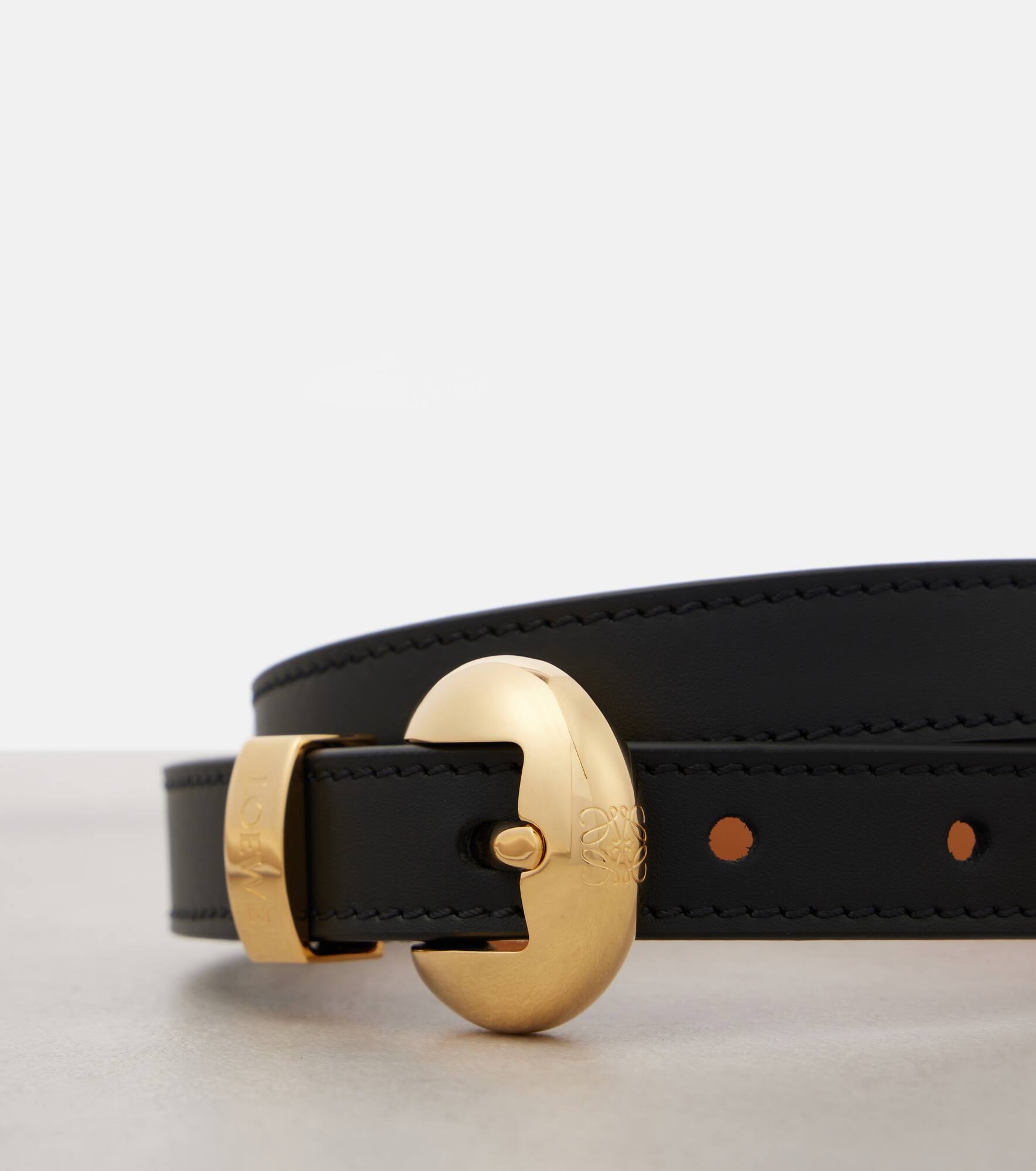 Pebble leather belt - 3