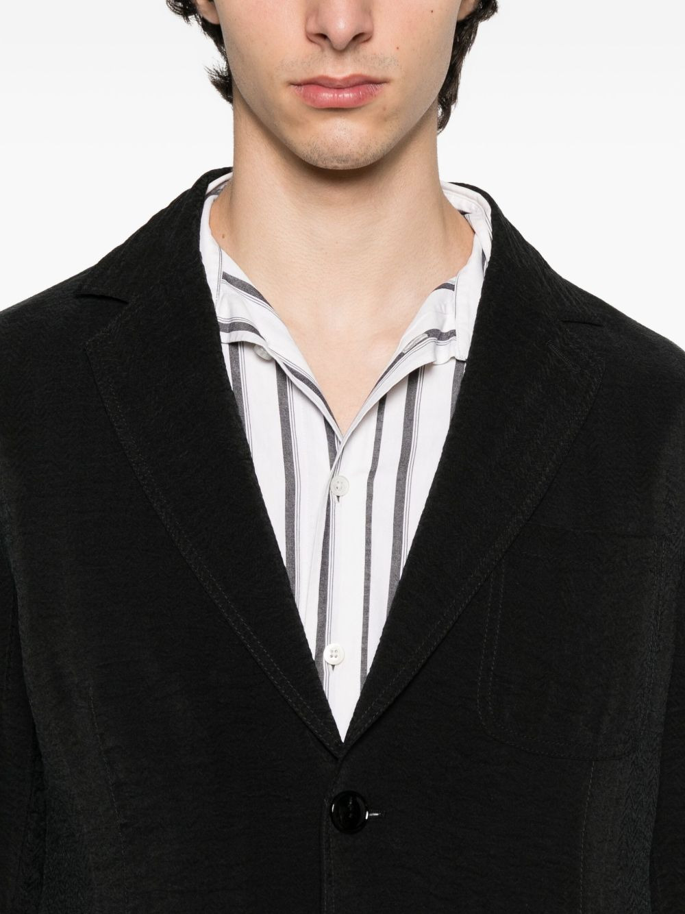 single-breasted blazer - 5