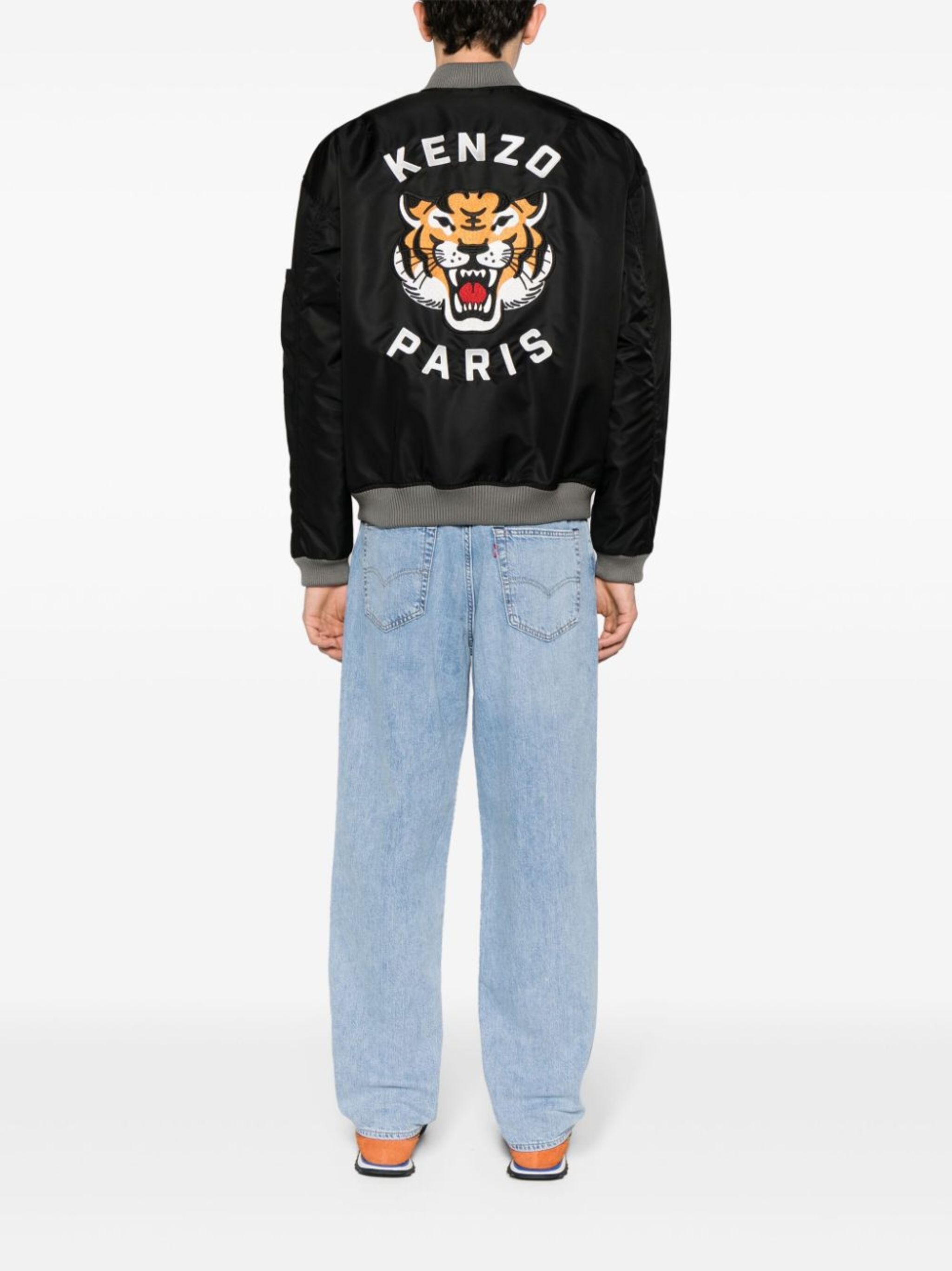 Lucky Tiger embroidered bomber jacket - 2