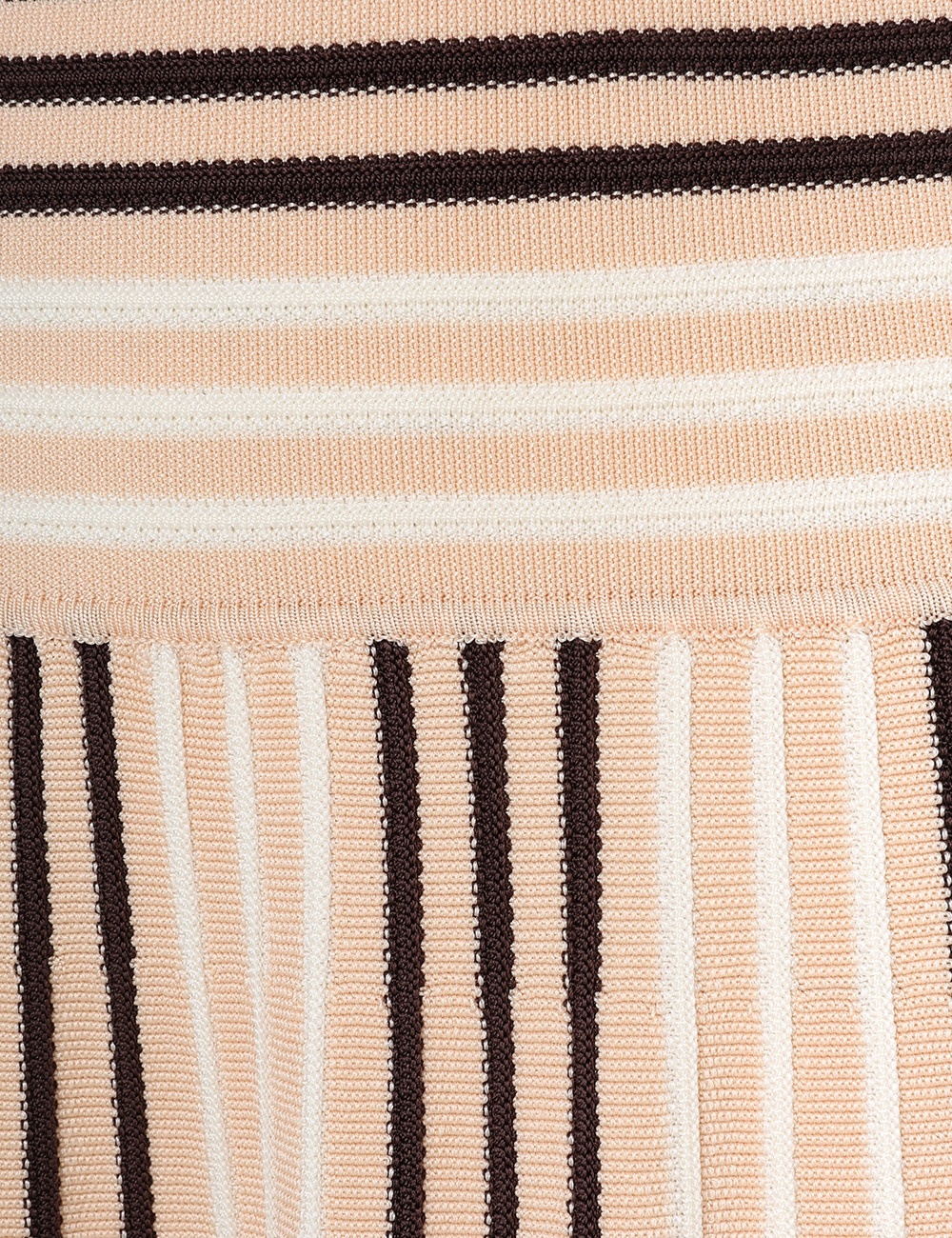 NATURA STRIPE MIDI SKIRT - 6