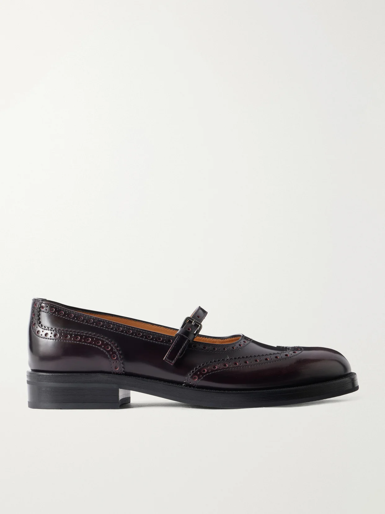 Sheila Mary Jane Leather Flats - 1
