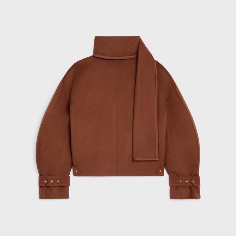 CELINE scarf jacket IN WOOL CLOTH outlook