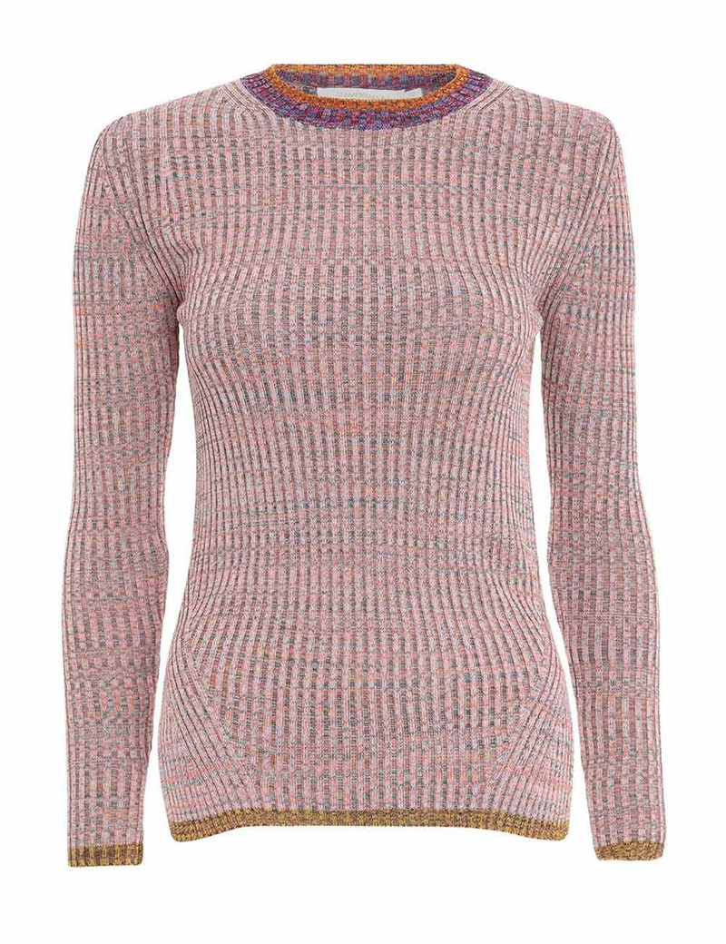 KALEIDOSCOPE MOULINE SWEATER 1