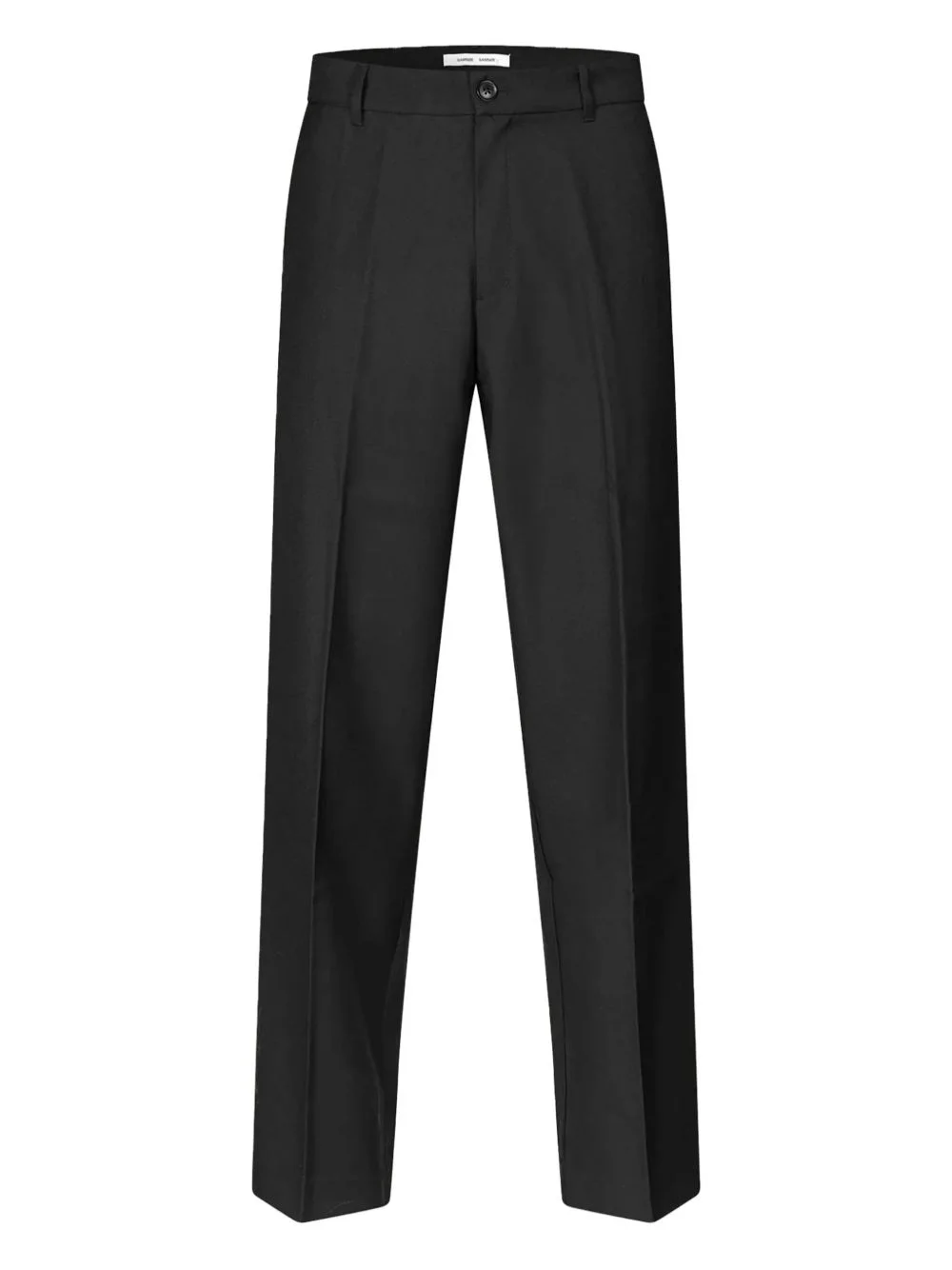 straight-leg wool trousers - 1