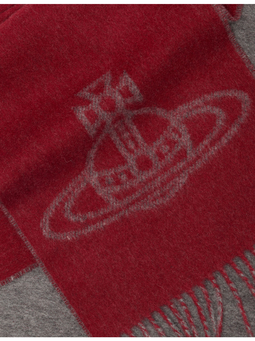 Single Orb Double Face Wool Scarf - 3