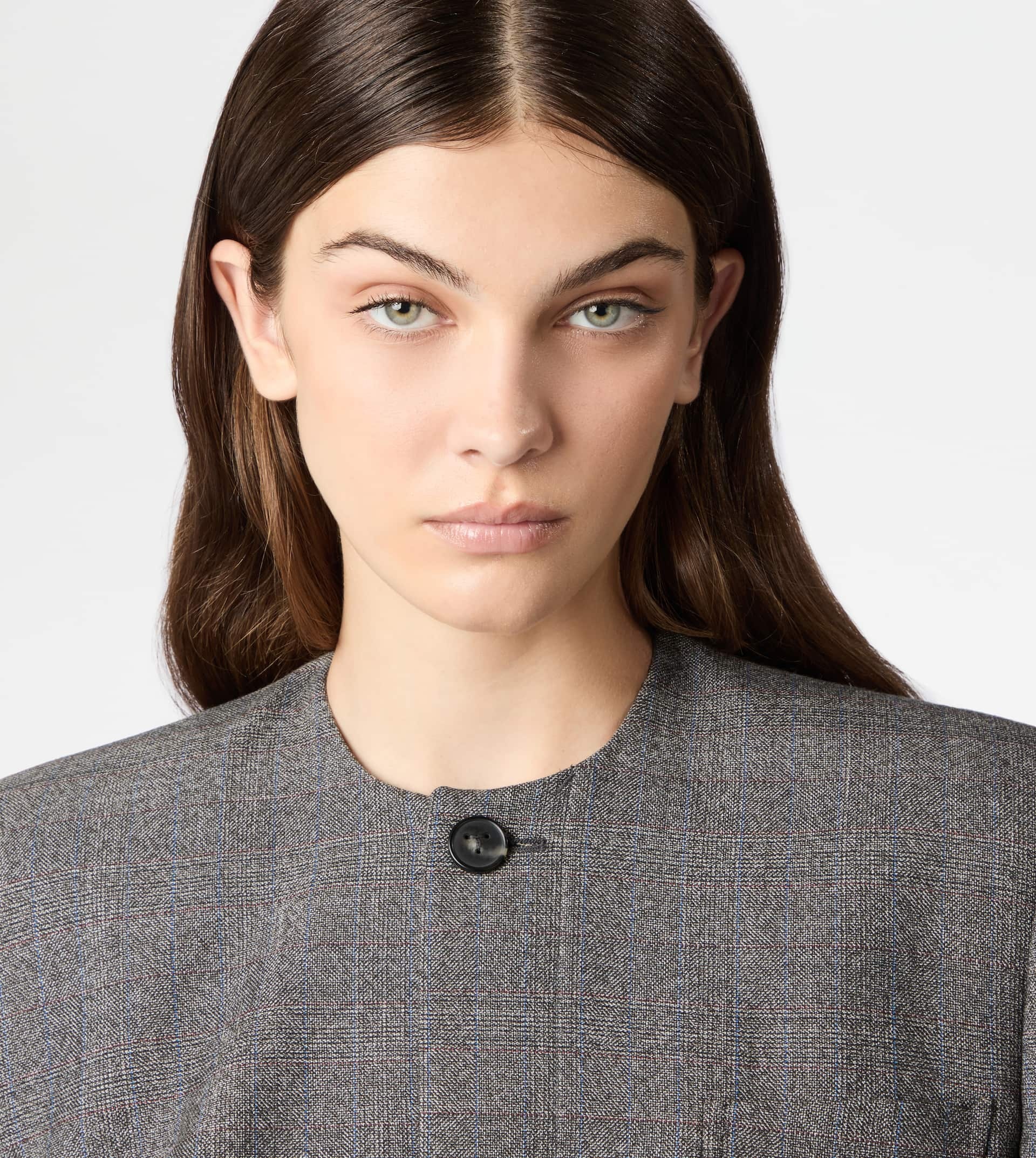 JACKET IN WOOL - BLACK - 4