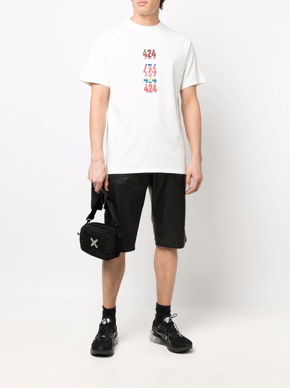 Flags-print short-sleeve T-shirt - 2