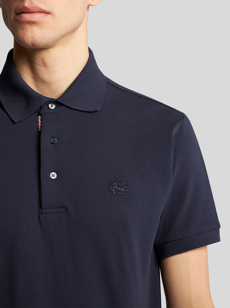Etro POLO SHIRT WITH EMBROIDERED PEGASO outlook