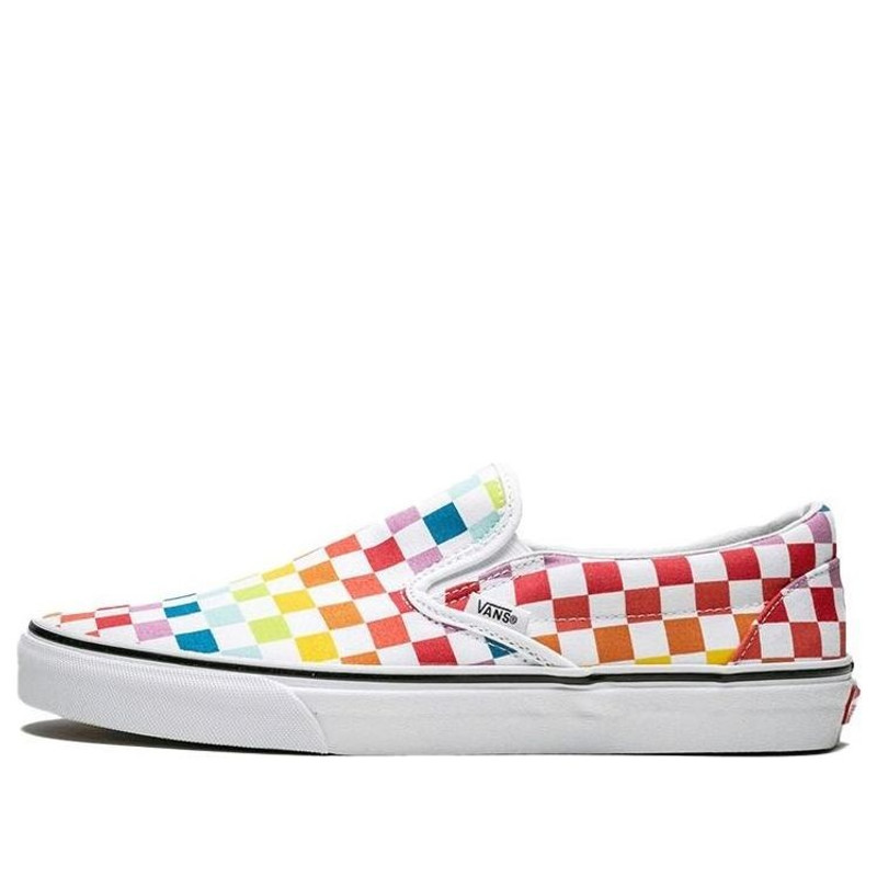 Vans Classic Slip-On 'Rainbow Checkerboard' VN0A3UT7U09 - 1