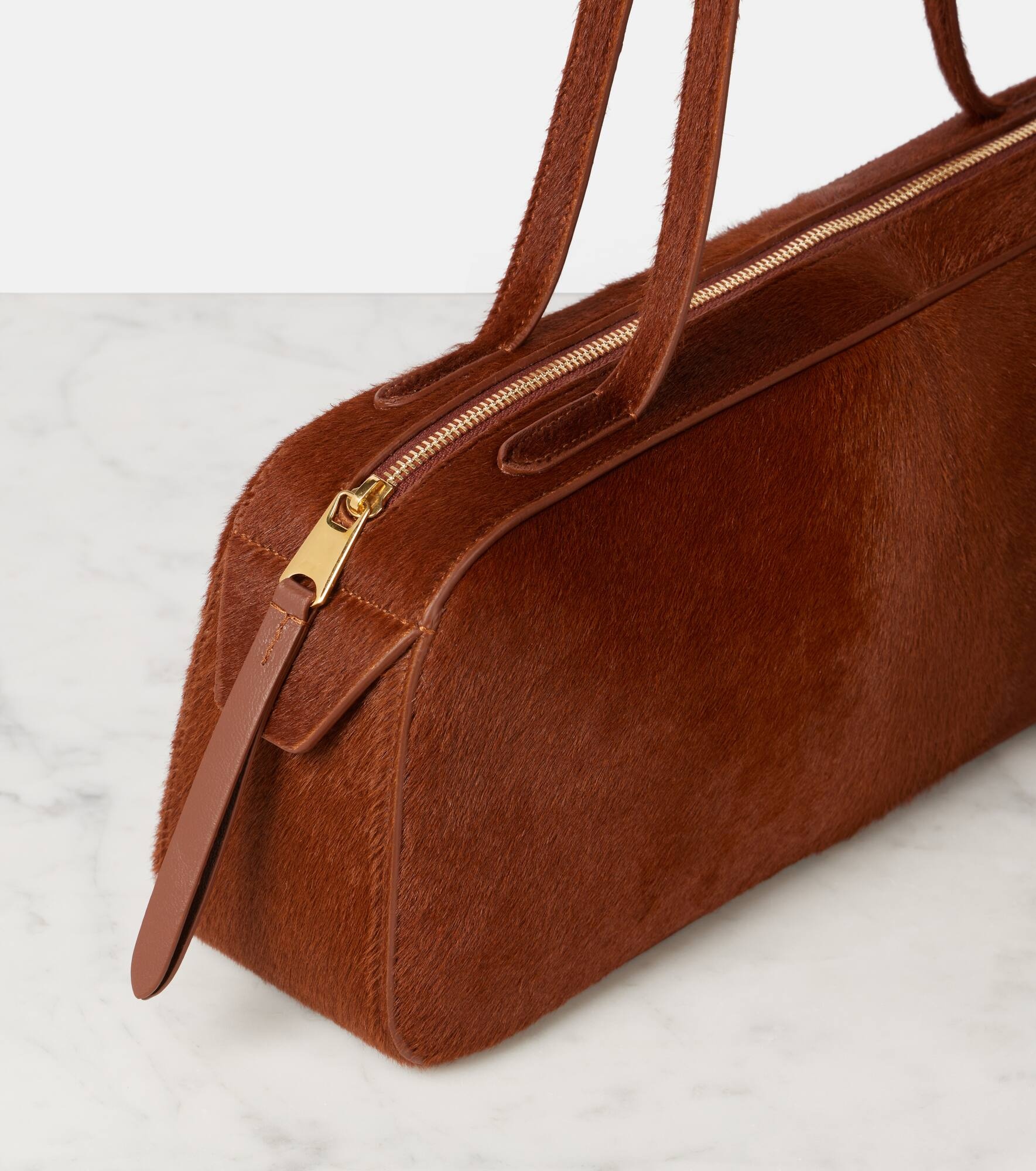Simona Small calf hair shoulder bag - 6