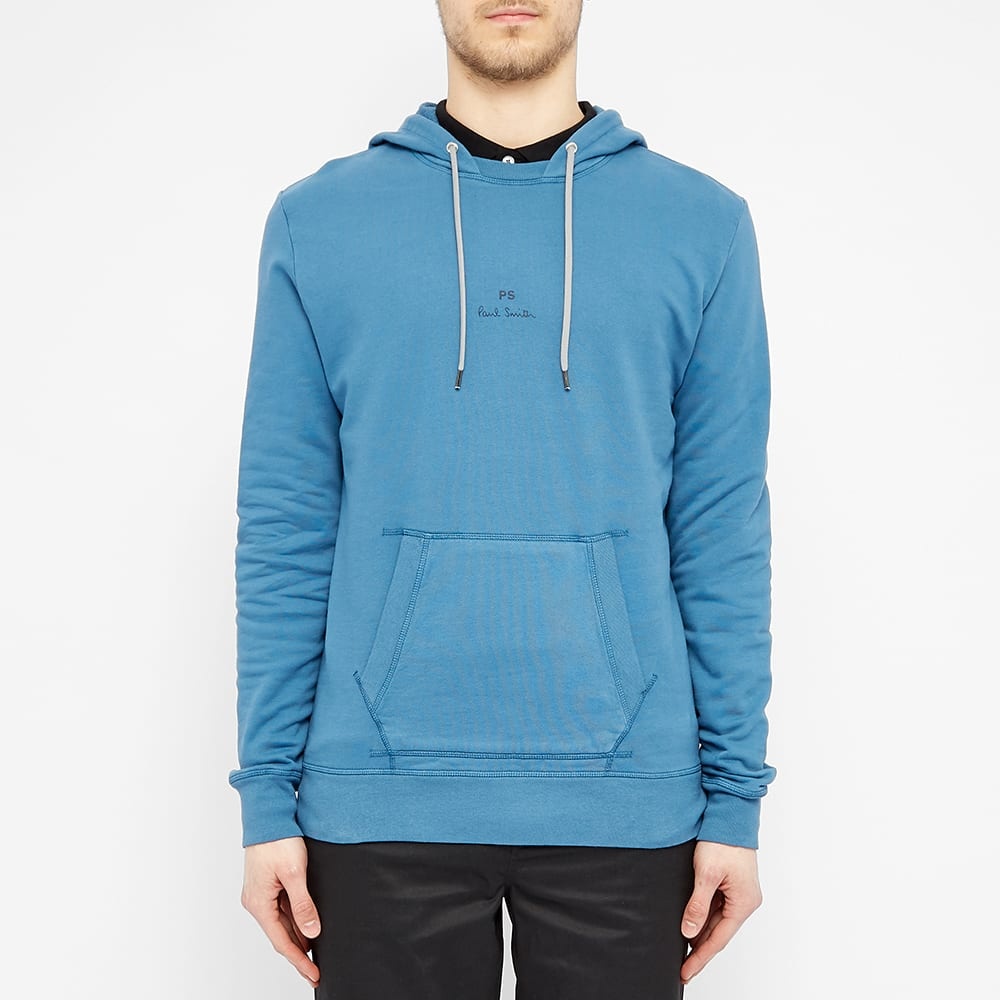 Paul Smith Garment Dyed Logo Hoody - 4