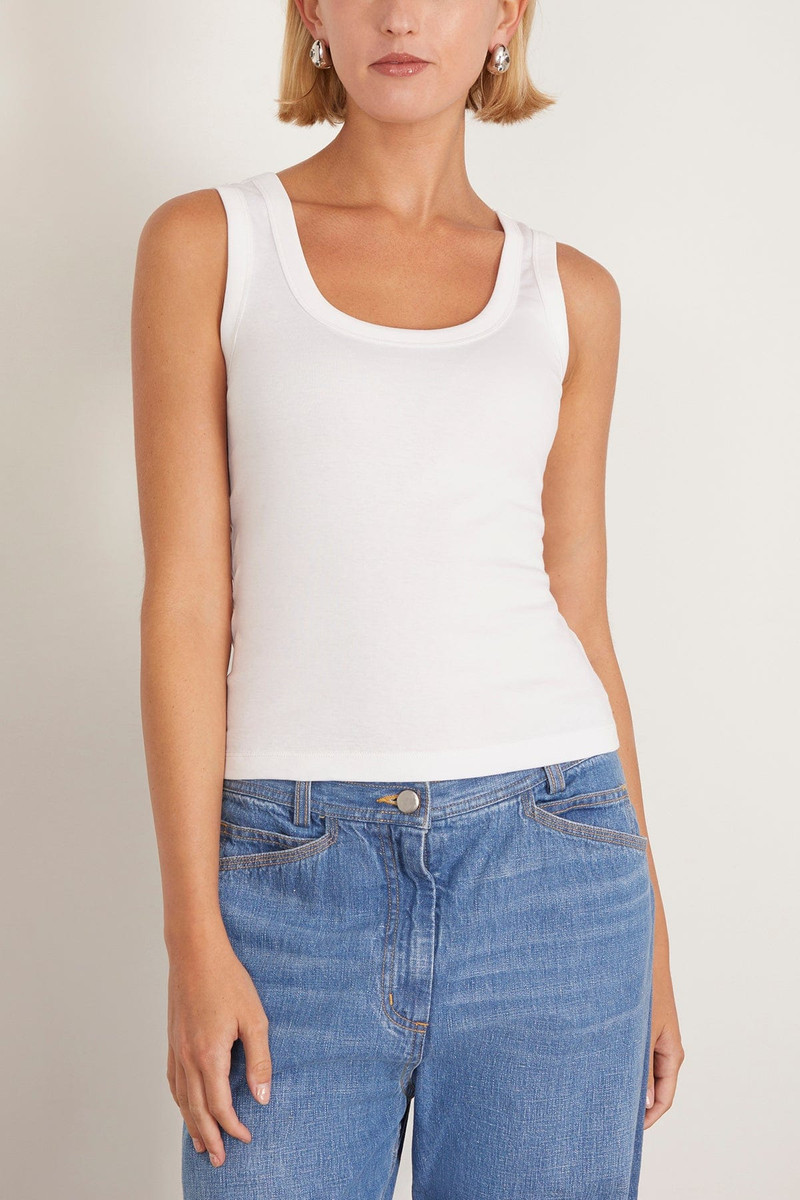 Hillie Tank in White 3